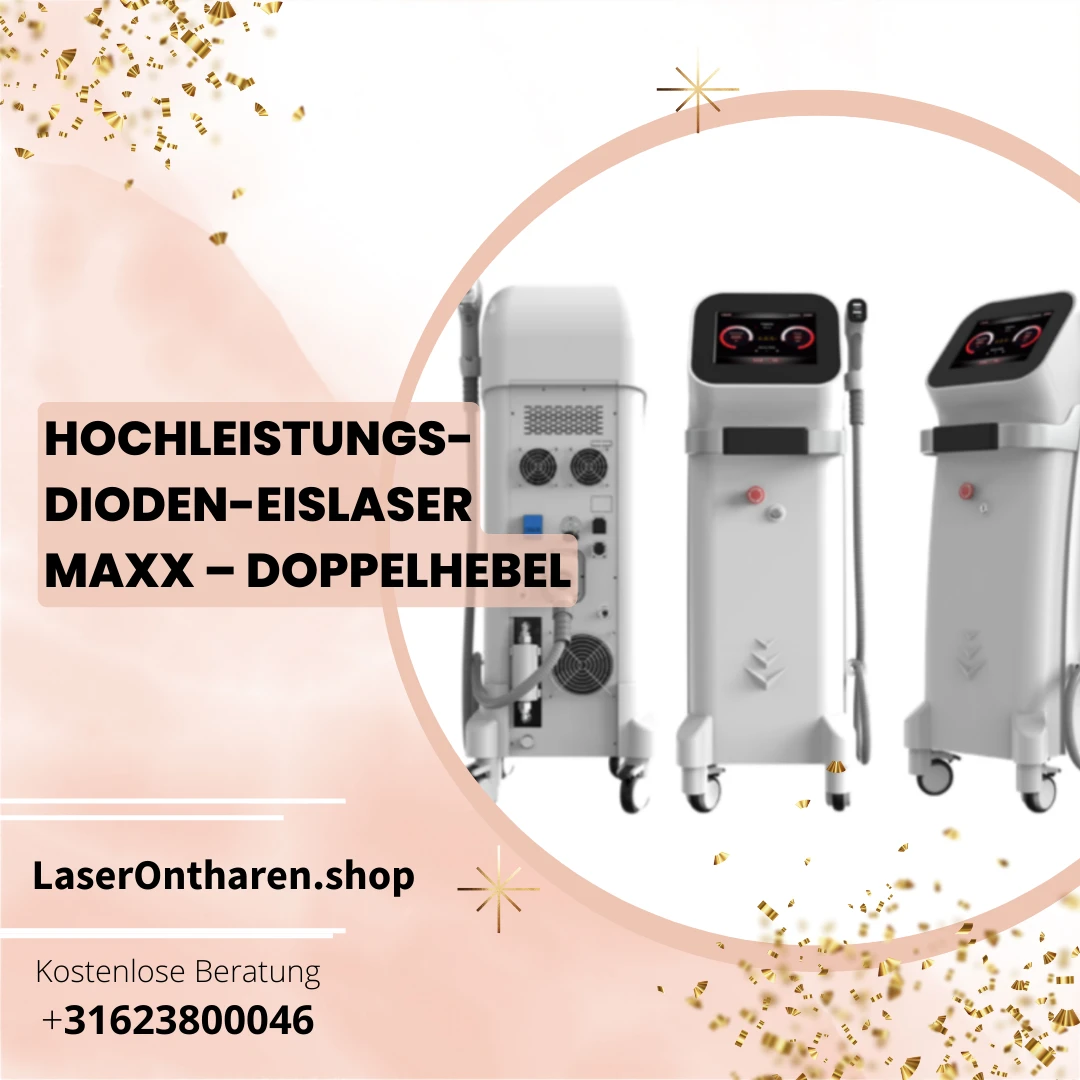 Hochleistungs-Dioden-Eislaser Maxx – Doppelhebel