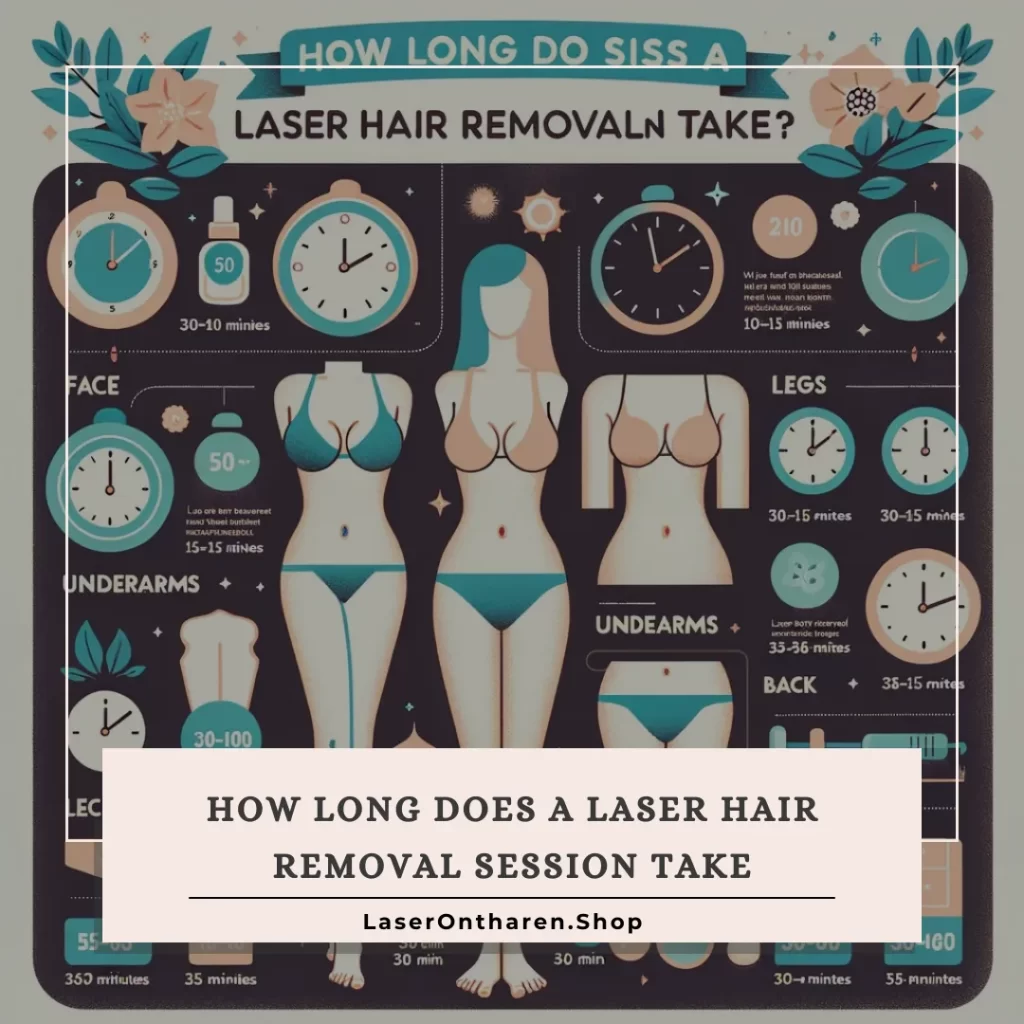 How long does a laser hair removal session take